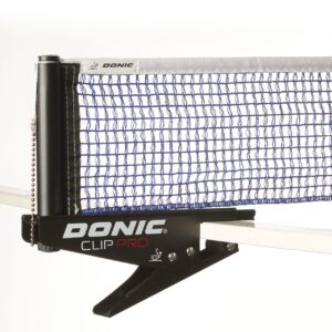 DONIC Clip Pro (černé sloupky, modrá síťka)